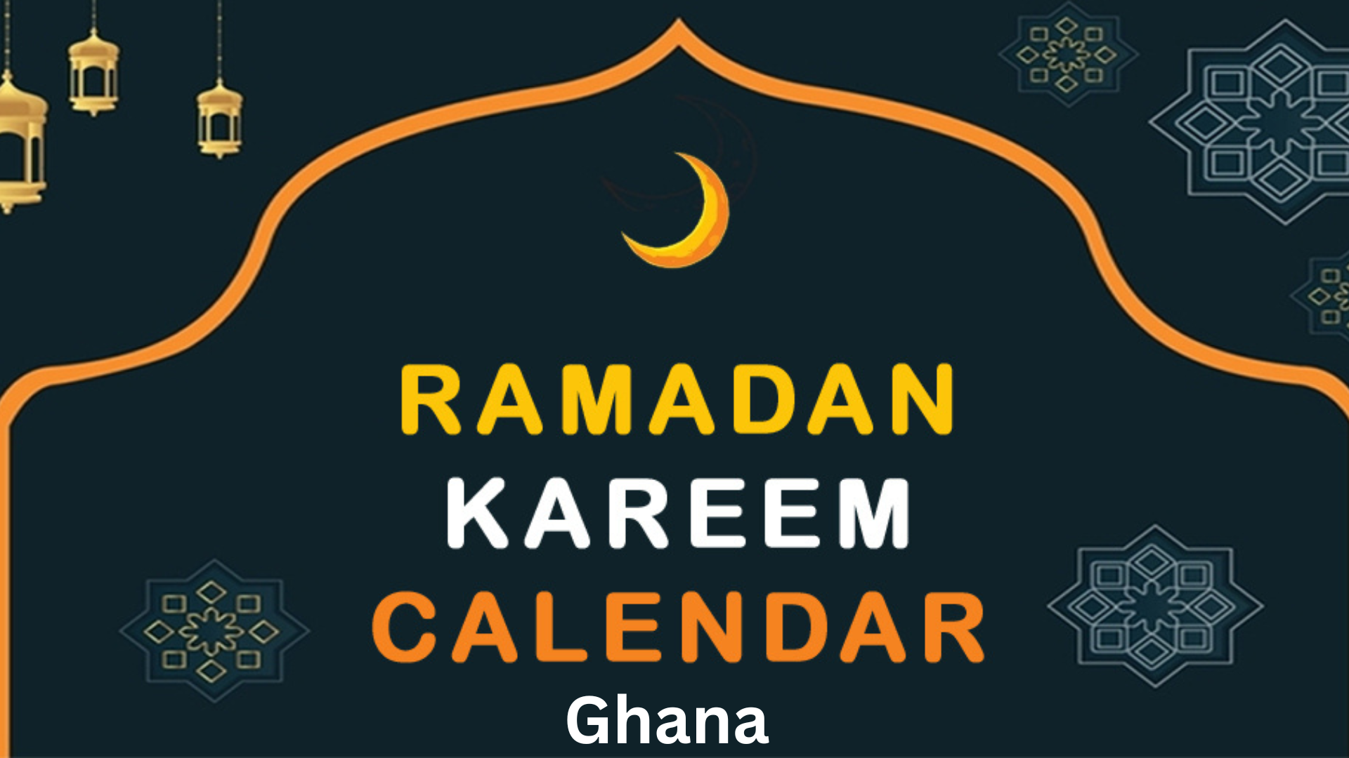 Ramadan calendar 2024 Ghana