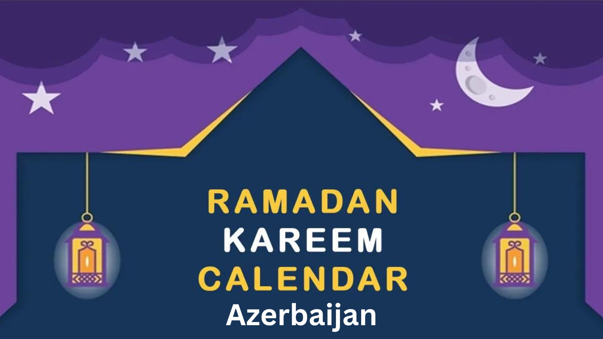 Ramadan calendar 2024 Azerbaijan