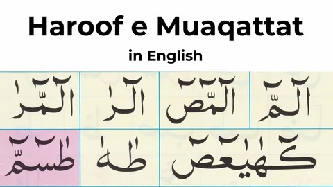 Huroof Al Muqatta’at In Tajweed